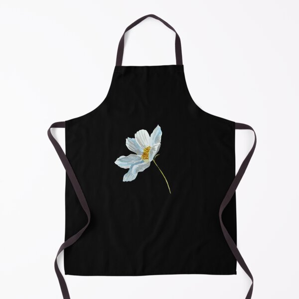 Item preview, Camomile daisy flower a cute watercolor sketch black designed and sold by Yana Mustafina | Boho Soulful Designs.