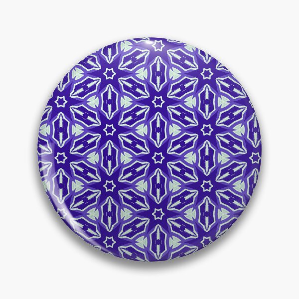 Item preview, Striking Blue Star Geometric Seamless Pattern Print designed and sold by protegra.