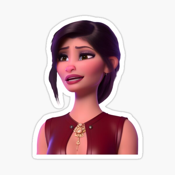 &ldquo;Kylie Jenner Animated Cartoon Sticker&rdquo; Sticker for Sale by