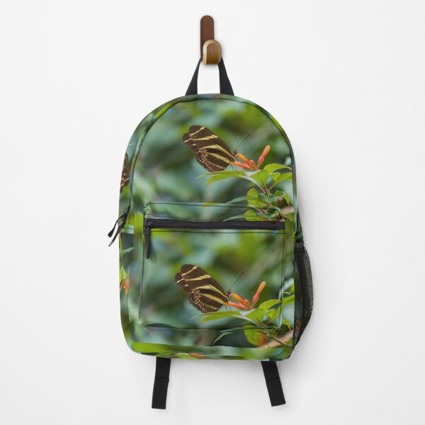 Item preview, Brown and Yellow Butterfly on Orange Flower designed and sold by SafariByMarisa.