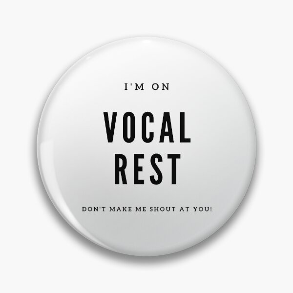 Item preview, Vocal Rest | Singer Voice Health | Theather Kid Student | Gift for Singer | Agressive Black Text designed and sold by LillBramz.