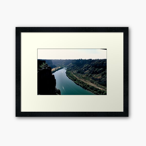 Snake River from I. B. Perrine Bridge Framed Art Print