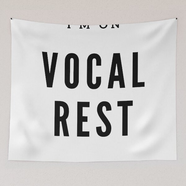 Item preview, Vocal Rest | Singer Voice Health | Theather Kid Student | Gift for Singer | Agressive Black Text designed and sold by LillBramz.