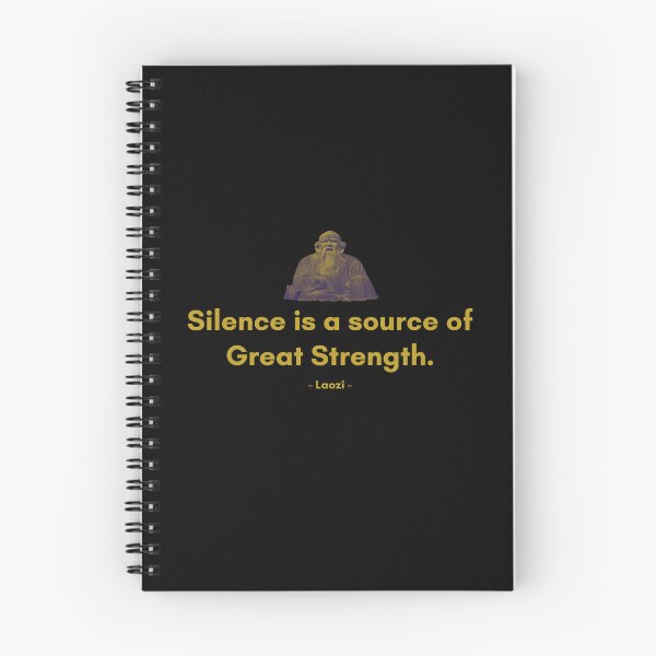 Item preview, Silence is a source of Great Strength. | Sayings of Laozi | Motivational Quote designed and sold by Philosopherous.