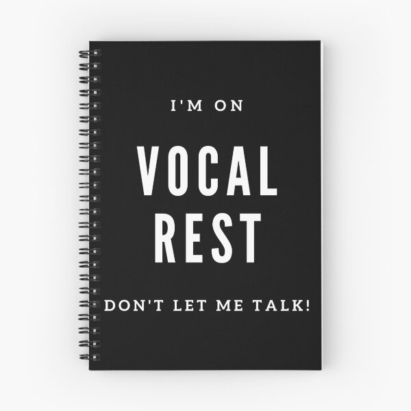 Item preview, Vocal Rest | Singer Voice Health | Theather Kid Student | Gift for Singer | White Text designed and sold by LillBramz.