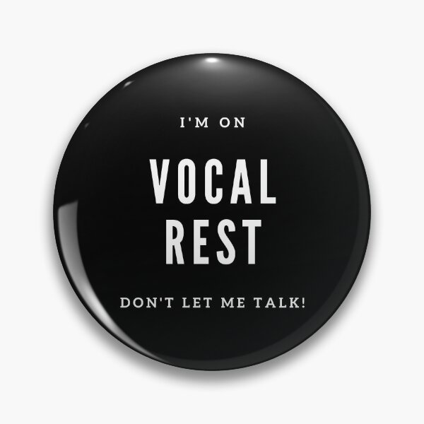 Item preview, Vocal Rest | Singer Voice Health | Theather Kid Student | Gift for Singer | White Text designed and sold by LillBramz.