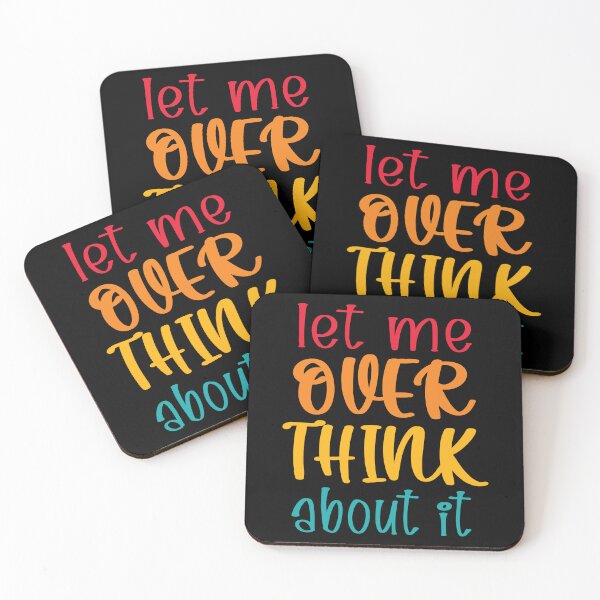 Item preview, Let Me Overthink About It Introvert Funny Quote designed and sold by TravelScientist.