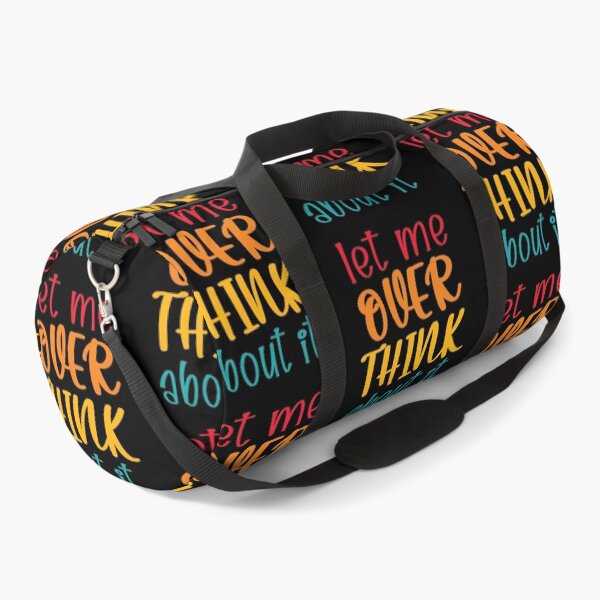 Item preview, Let Me Overthink About It Introvert Funny Quote designed and sold by TravelScientist.