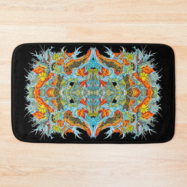 Item preview, Psychodelic abstract colorful design drawing symetry  designed and sold by BrudnaMasa.