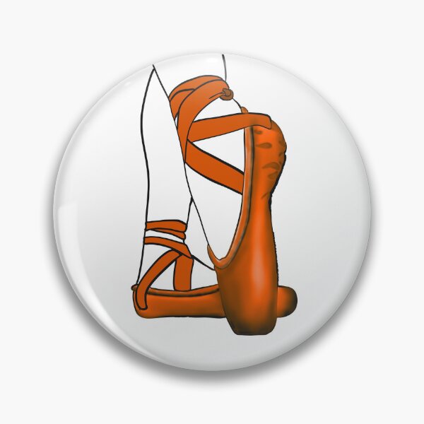 Item preview, Ballet Pointe Shoes (orange) designed and sold by Julia2Julia.