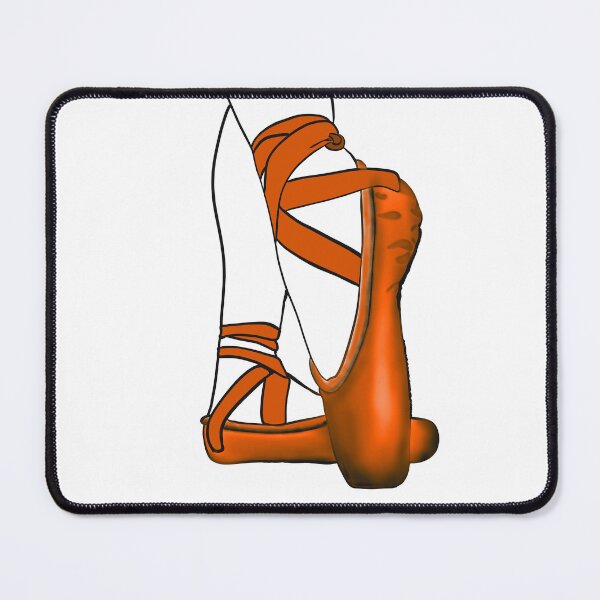 Item preview, Ballet Pointe Shoes (orange) designed and sold by Julia2Julia.