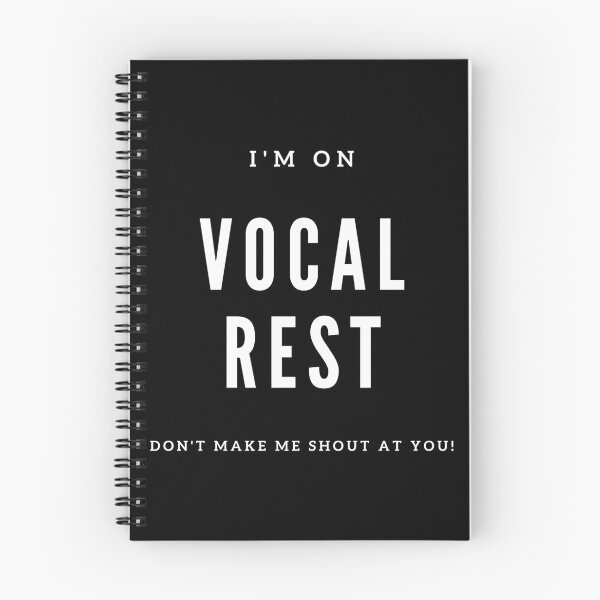Item preview, Vocal Rest | Singer Voice Health | Theather Kid Student | Gift for Singer | Agressive White Text designed and sold by LillBramz.