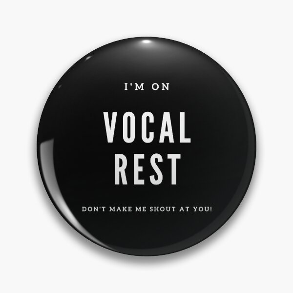Item preview, Vocal Rest | Singer Voice Health | Theather Kid Student | Gift for Singer | Agressive White Text designed and sold by LillBramz.