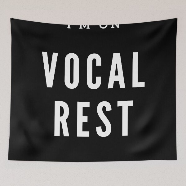 Item preview, Vocal Rest | Singer Voice Health | Theather Kid Student | Gift for Singer | Agressive White Text designed and sold by LillBramz.