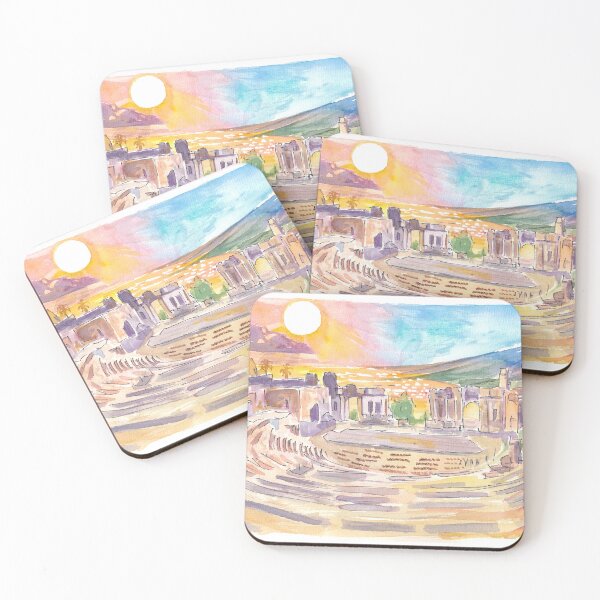 Item preview, Ancient Theatre of Taormina with View of Mount Etna in Sicily designed and sold by artshop77.