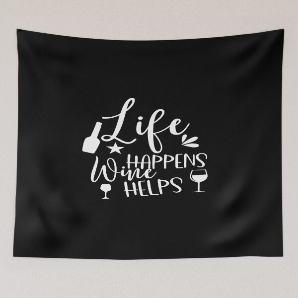 Item preview, Life happens wine helps designed and sold by phassystore.