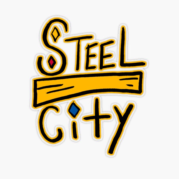 Pittsburgh Steelers Steel City Mickey 2 PK Decal