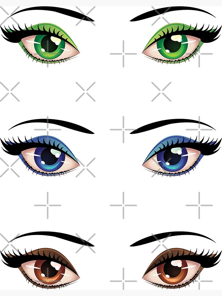 100,000 Female cartoon eyes Vector Images