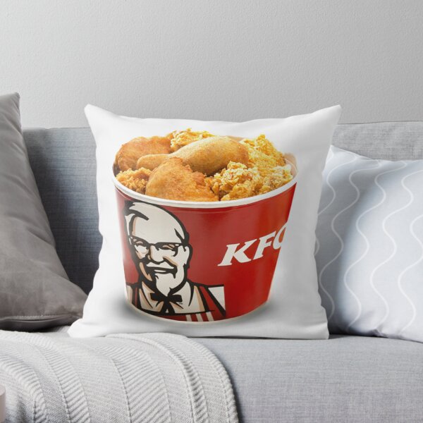 Fried Chicken Pillows Cushions Redbubble - kfc roblox song id