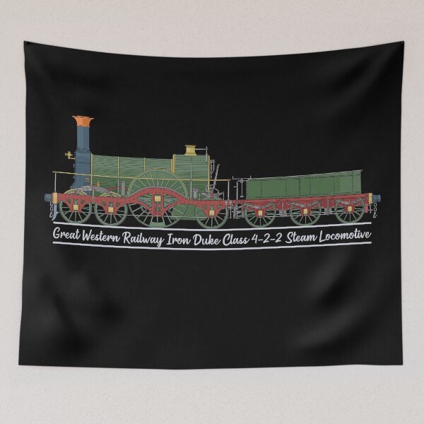 Item preview, Great Western Railway Iron Duke Class Steam Locomotive Diagram Gift designed and sold by Maljonic.