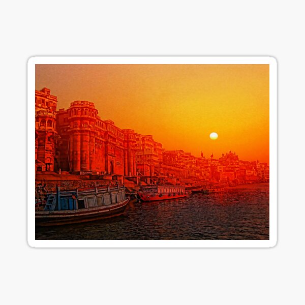 "Varanasi, India." Sticker for Sale by vadim19 Redbubble