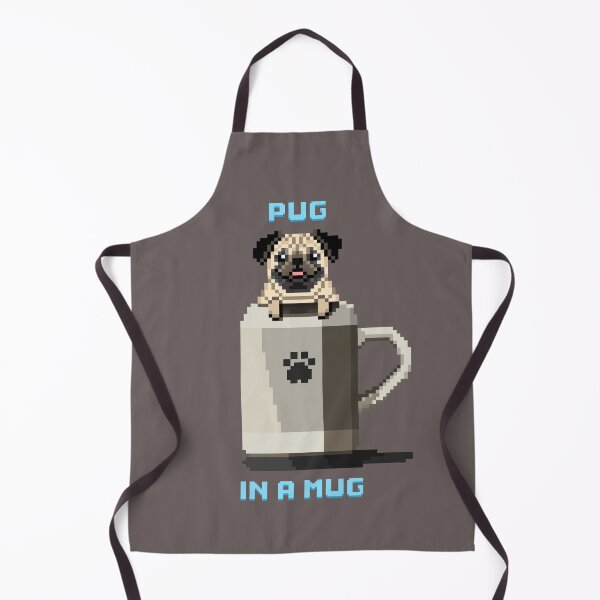 Artikelvorschau, Mops in einem Becher entworfen und verkauft von PixelByFatbeard.