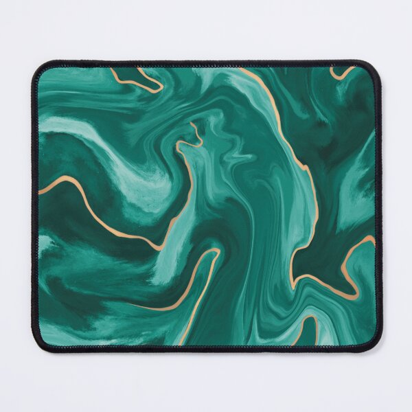 Item preview, Emerald Green and Gold Marble Effect designed and sold by HeySpiritAnimal.