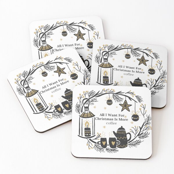 Item preview, all i want for christmas is more coffee designed and sold by thorfinnshop.