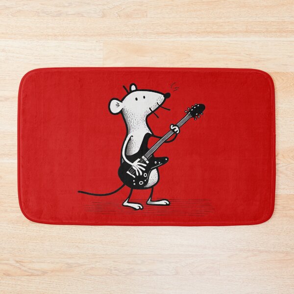 Item preview, Mouse playing a guitar designed and sold by ThePurpleMelon.