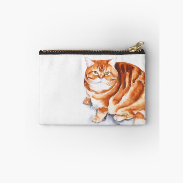 Item preview, Ginger Cat Watercolor Art designed and sold by InnaPo ⭐⭐⭐⭐⭐.
