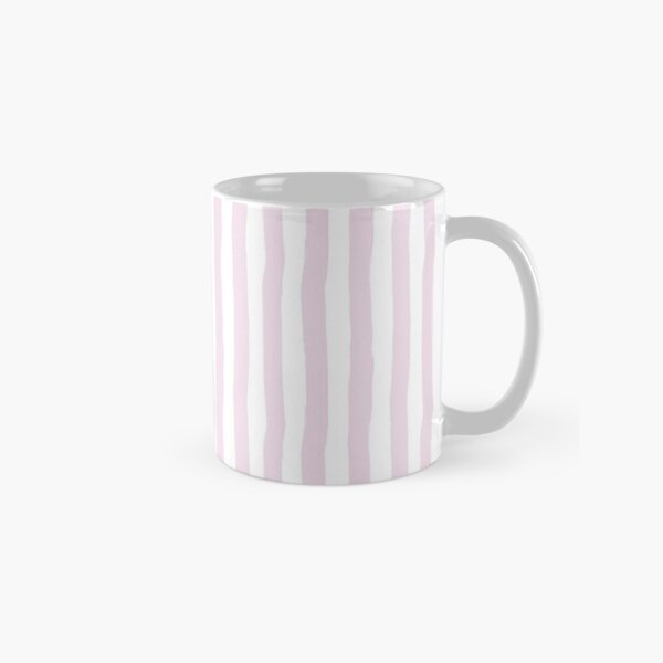 Simple modern black white hand painted stripes dots pattern Coffee Mug by  Pink Water