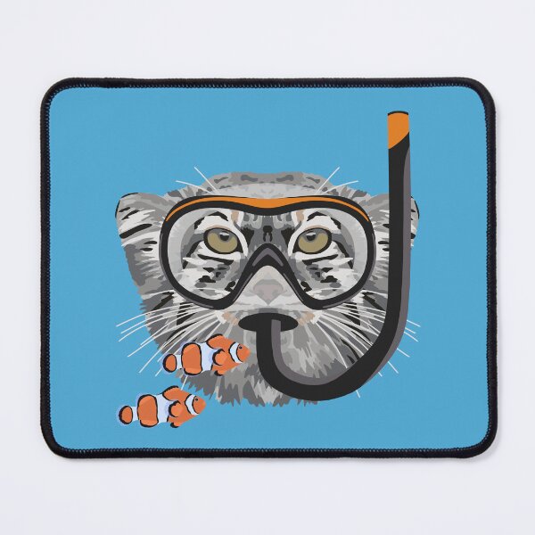 Item preview, Snorkeling Pallas Cat designed and sold by GeoCreate.