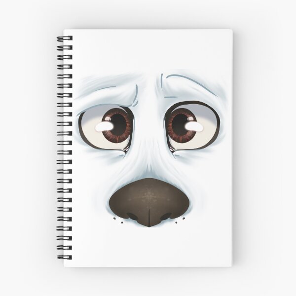 Item preview, White Dog Cartoon Face designed and sold by BMAB2003.