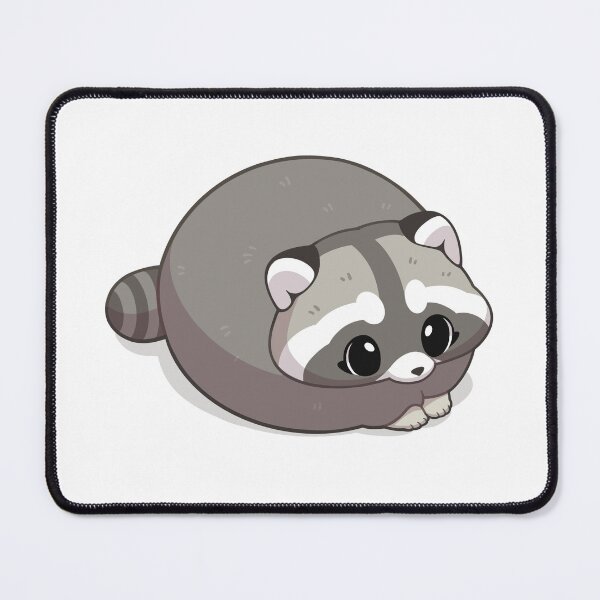 Item preview, Round Raccoon designed and sold by Lilypawstudio.