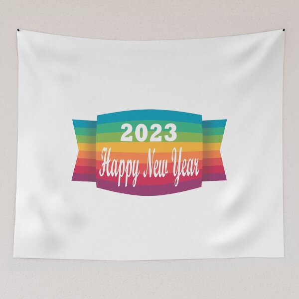 Item preview, Rainbow Happy New Year 2023 designed and sold by Soudesign99.