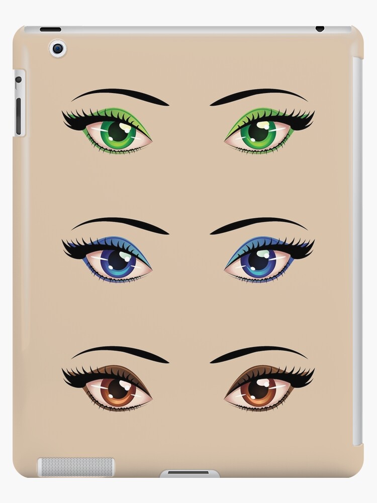 Funda y vinilo para iPad «Ojos de mujer de dibujos animados 4» de AnnArtshock | Redbubble Funda y vinilo para iPad «Ojos de mujer de dibujos animados 4» de AnnArtshock | Redbubble