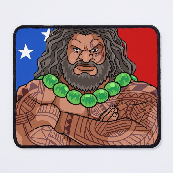 Item preview, Samoan Pride Polynesian Tribal Warrior Samoa Flag designed and sold by Nosek1ng.