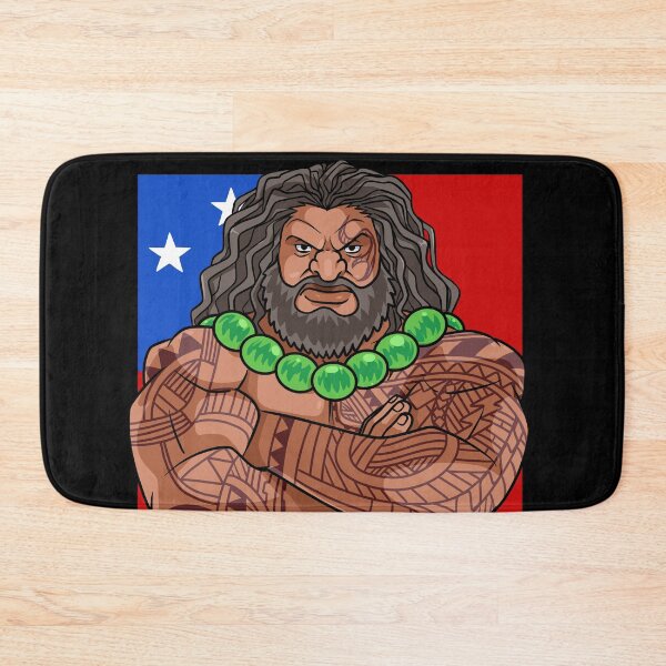Item preview, Samoan Pride Polynesian Tribal Warrior Samoa Flag designed and sold by Nosek1ng.