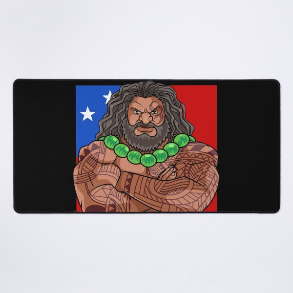 Item preview, Samoan Pride Polynesian Tribal Warrior Samoa Flag designed and sold by Nosek1ng.