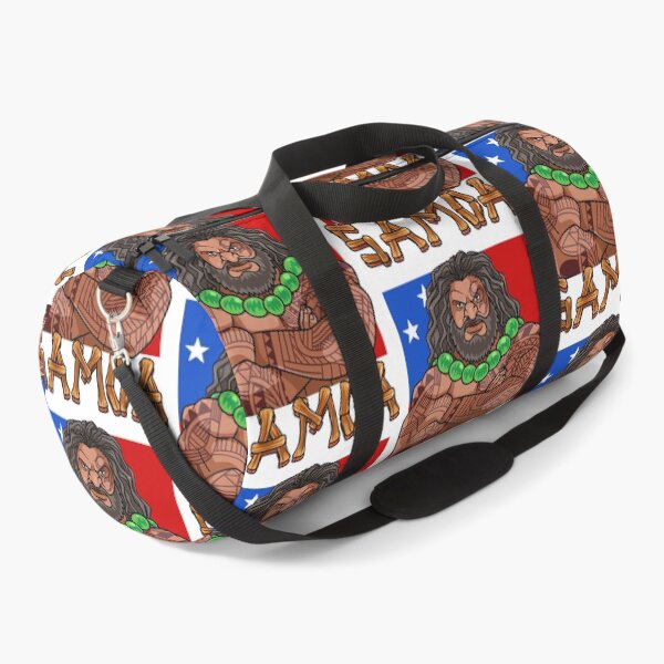 Item preview, Samoan Pride Polynesian Tribal Warrior Samoa Flag designed and sold by Nosek1ng.