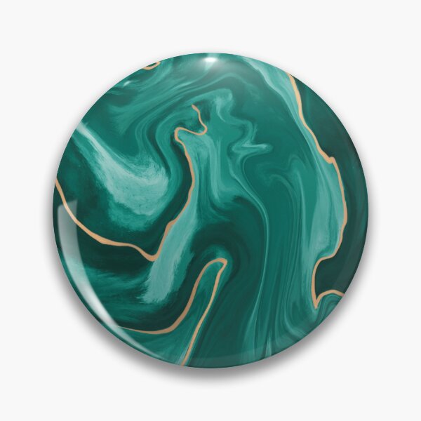 Item preview, Emerald Green and Gold Marble Effect designed and sold by HeySpiritAnimal.
