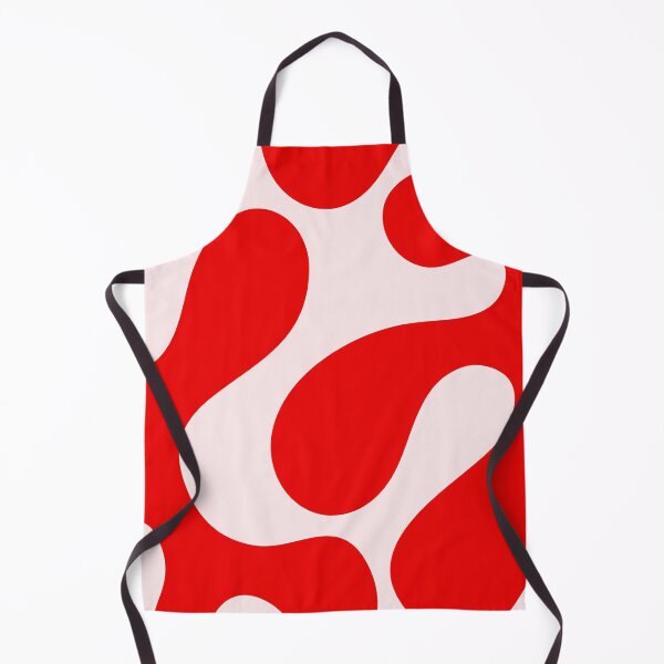 Item preview, Candy Red Minimal Curves Abstract Artwork designed and sold by patternsoup.