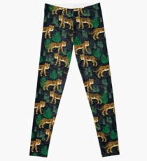 Safari Tiger Pattern by Andrea Lauren Leggings
