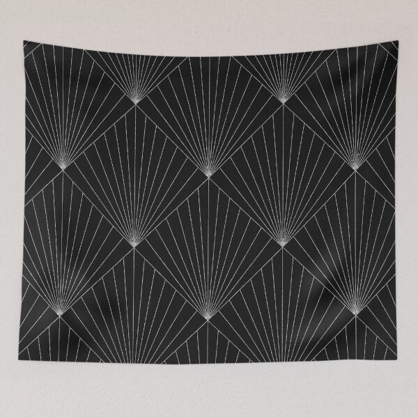 Item preview, Elegant Black And White Sophisticated Art Deco Pattern  designed and sold by DEC02.