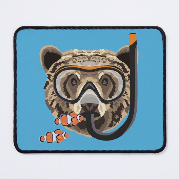 Item preview, Snorkeling Bear designed and sold by GeoCreate.