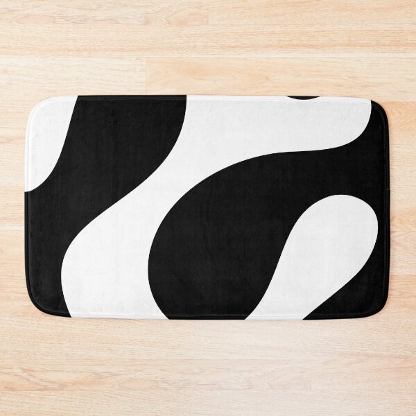 Item preview, Black and White Minimal Curves Abstract Artwork designed and sold by patternsoup.