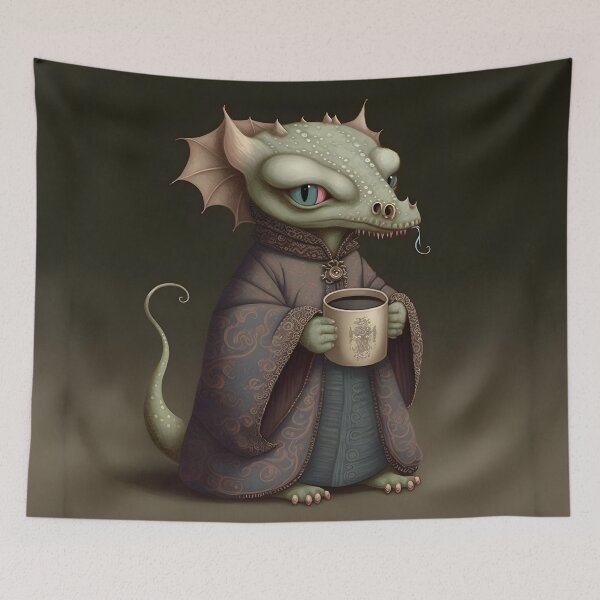 Item preview, Grumpy morning dragon designed and sold by SenkiAlphonse.