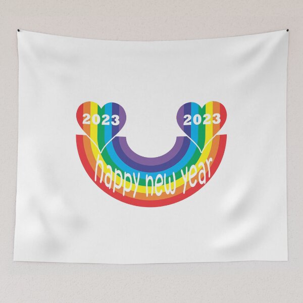 Item preview, Rainbow Happy New Year 2023 designed and sold by Soudesign99.