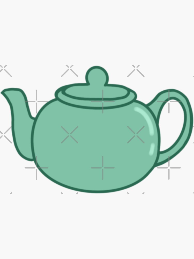 "Green Teapot The Office" Sticker for Sale by Zanna7 Redbubble