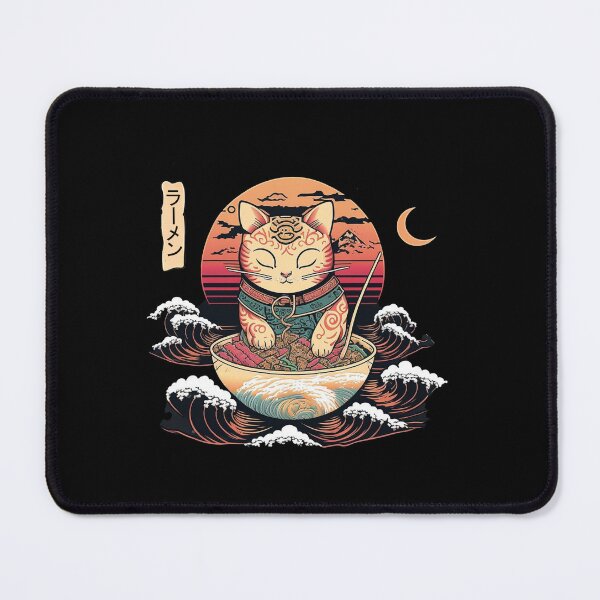 Item preview, Ramen Lover Cat 9 designed and sold by TheSamuraiCat.